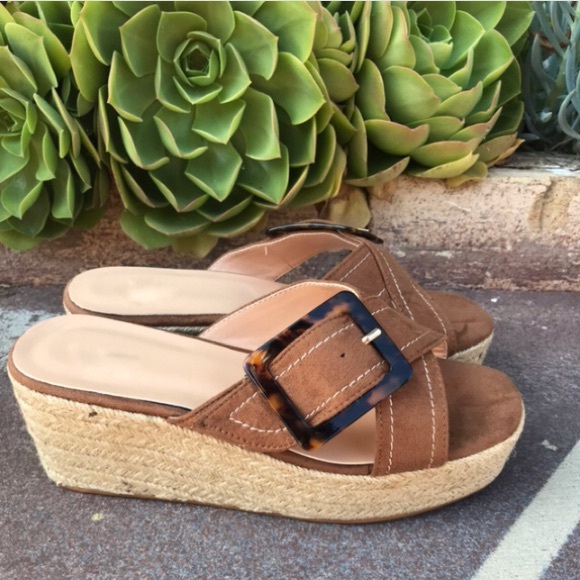 Retro tan espadrille sandal 6.5 & 7 available - Picture 3 of 7